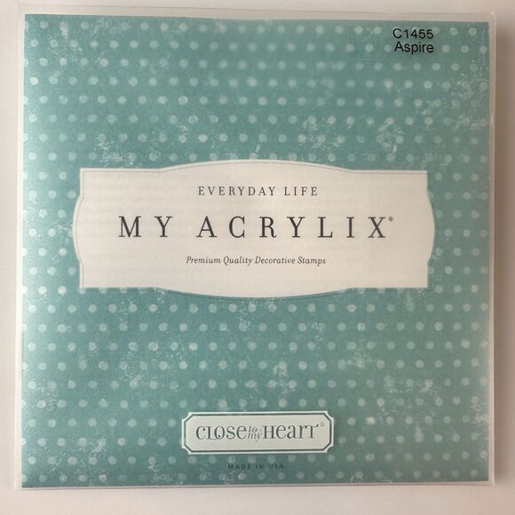 My Acrylix C1455 Aspire Close To My Heart Stamps - Picture 2 of 2